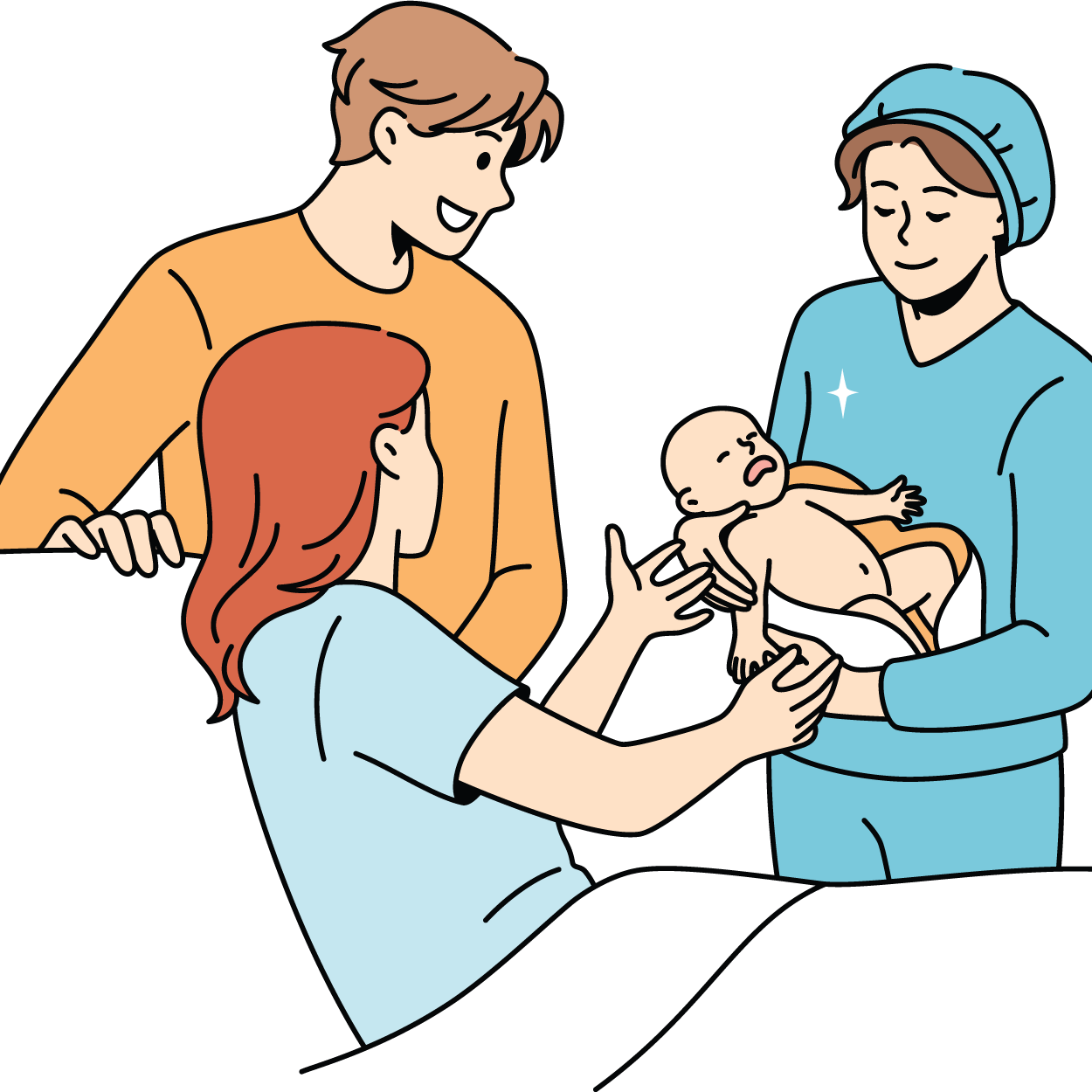 to be born